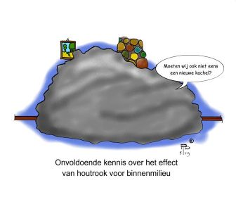 20 5 2019 onvoldoende kennis over het effect van houtrook voor binnenmilieu