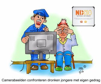 33 9 2016 camerabeelden confronteren dronken jongere met eigen gedrag