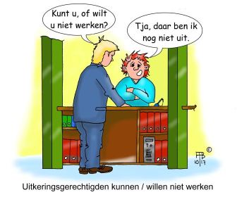 40 10 2017 uitkeringsgerechtigden kunnen  willen niet werken