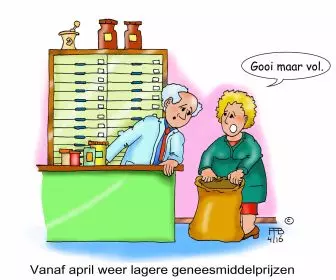 16 4 2016 vanaf april weer lagere geneesmiddelprijzen