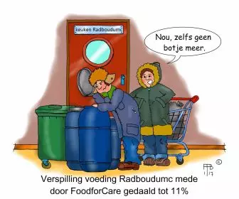 3 01 2017 verspilling voeding radboudumc mede door foodforcare gedaald tot 11 